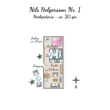 Nils Holgersson - 1 شقة سبيكيرأوخ